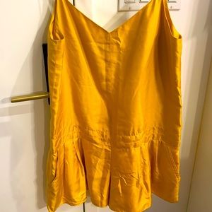 Mustard Rag and Bone Silk Romper Size 6